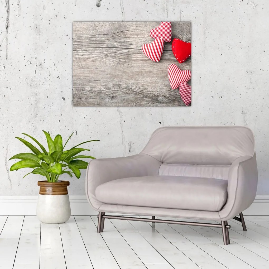 Tablou - Inimioare (70x50 cm)