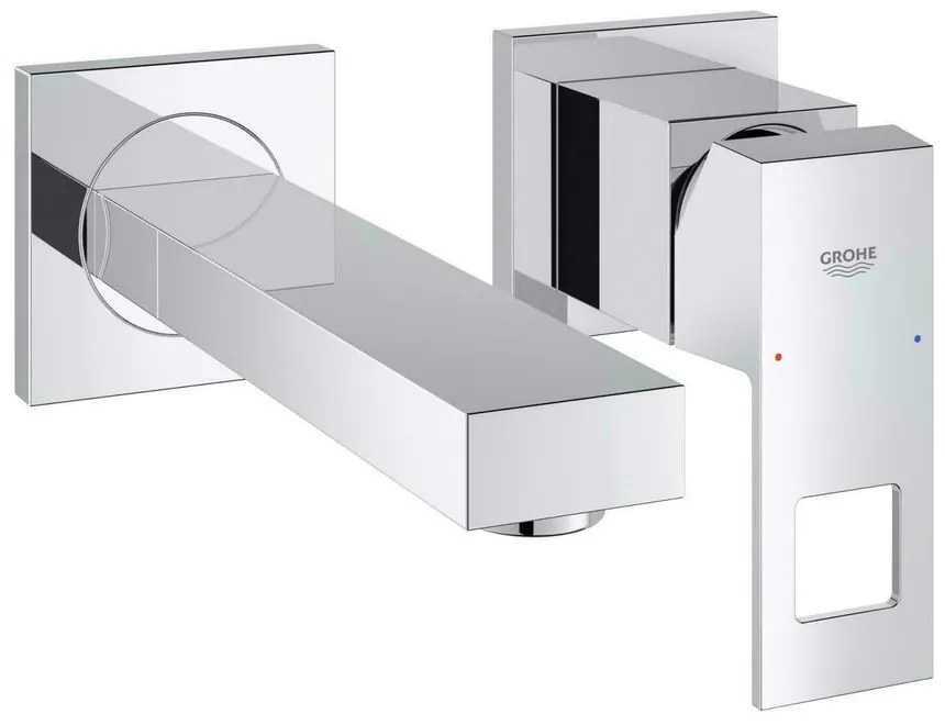 Baterie lavoar incastrata Grohe Eurocube S crom lucios