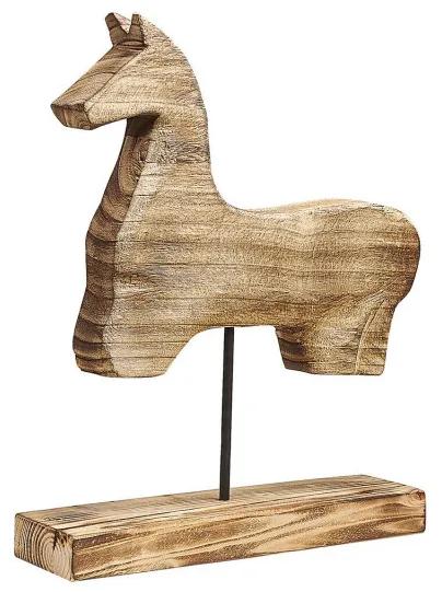Figurina decorativa COLIMA, lemn, maro, 39 x 10 x 48 cm