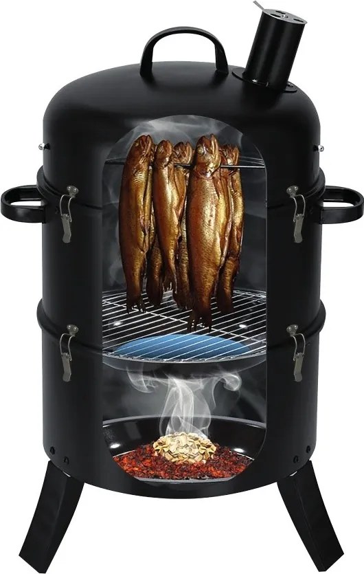 Grătar multifuncțional cu afumătoare Avenberg WURSTMANN