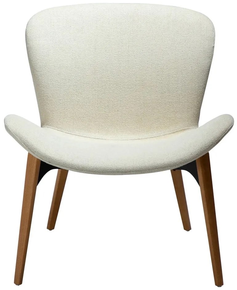 Fotoliu crem cu tapițerie din țesătură bouclé Paragon – DAN-FORM Denmark