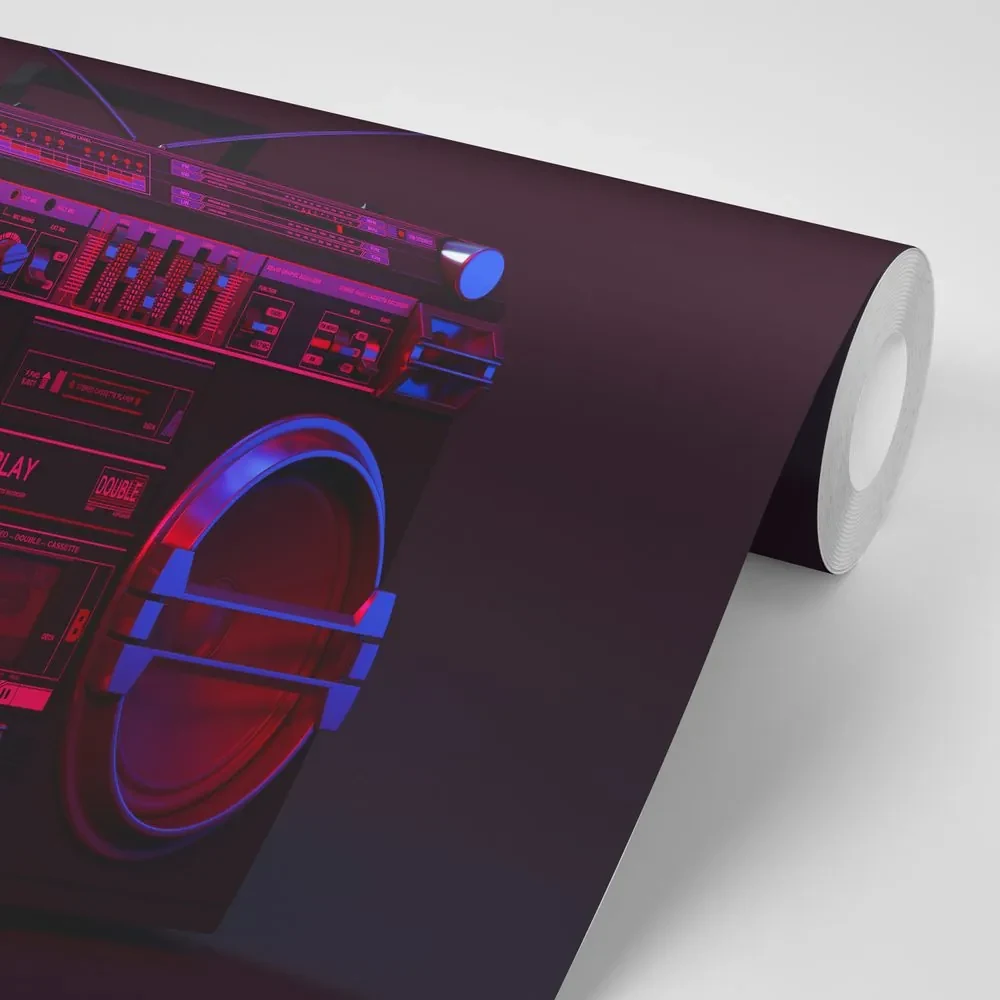 Fototapet disco radio din anii 90