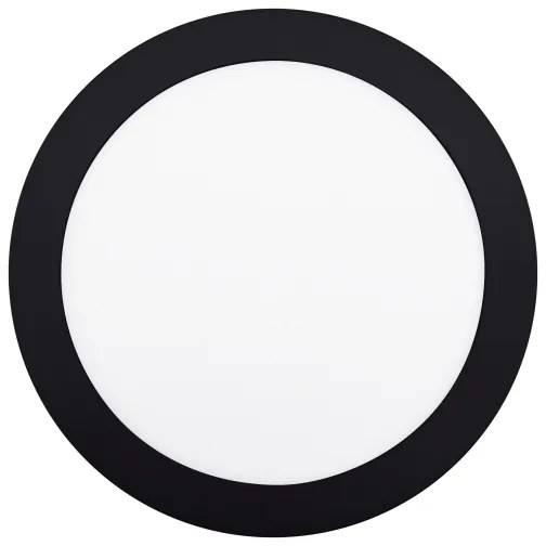 Plafonieră LED/12W/230V 3000/4000/6000K negru rotund Solight WD172-B