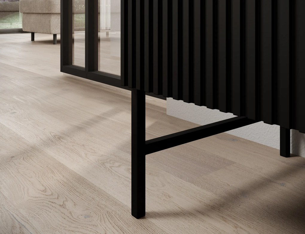 Comoda RAFTT 122x140cm, neagra