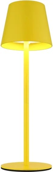 Globo 58488Y-LED Lampă de masă VANNIE, cu dimmer, tactilă, reîncărcabilă, pentru exterior, 3W/5V IP54 1800mAh, galbenă