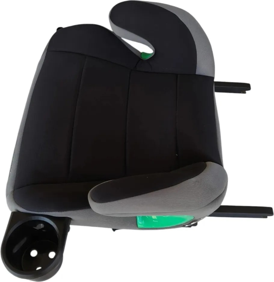 Inaltator auto XXL cu ISOFIX si suport pahar NOVOKIDS Splend'or Edition HF-02, R129 i-Size, 125-150 cm, Negru