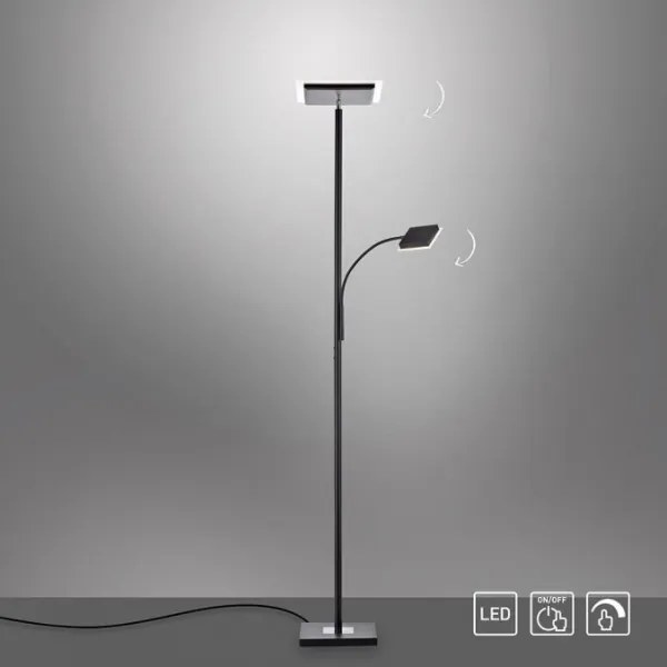 Lampadar LED dimabil HANS LED/21,5W/230V + LED/4W Leuchten Direkt 11710-18