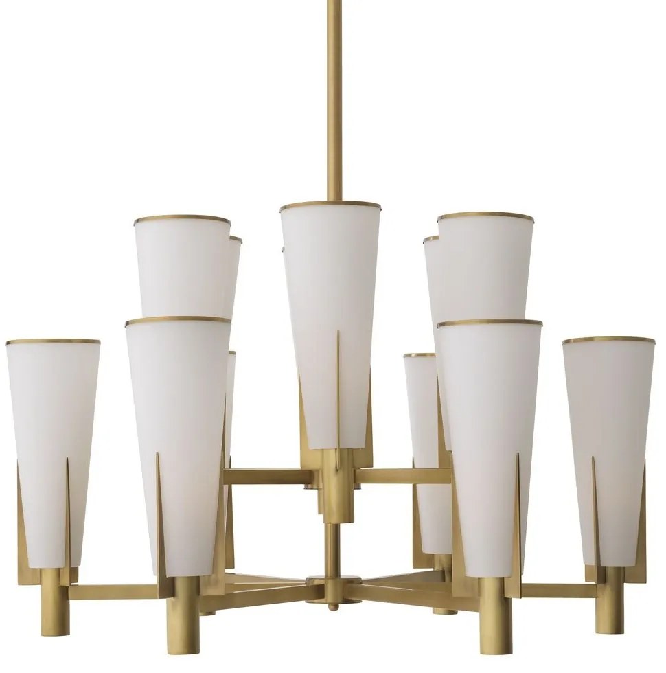 Lustra dimabila suspendata design elegant LUX Dino Double, alama antica 115496 HZ