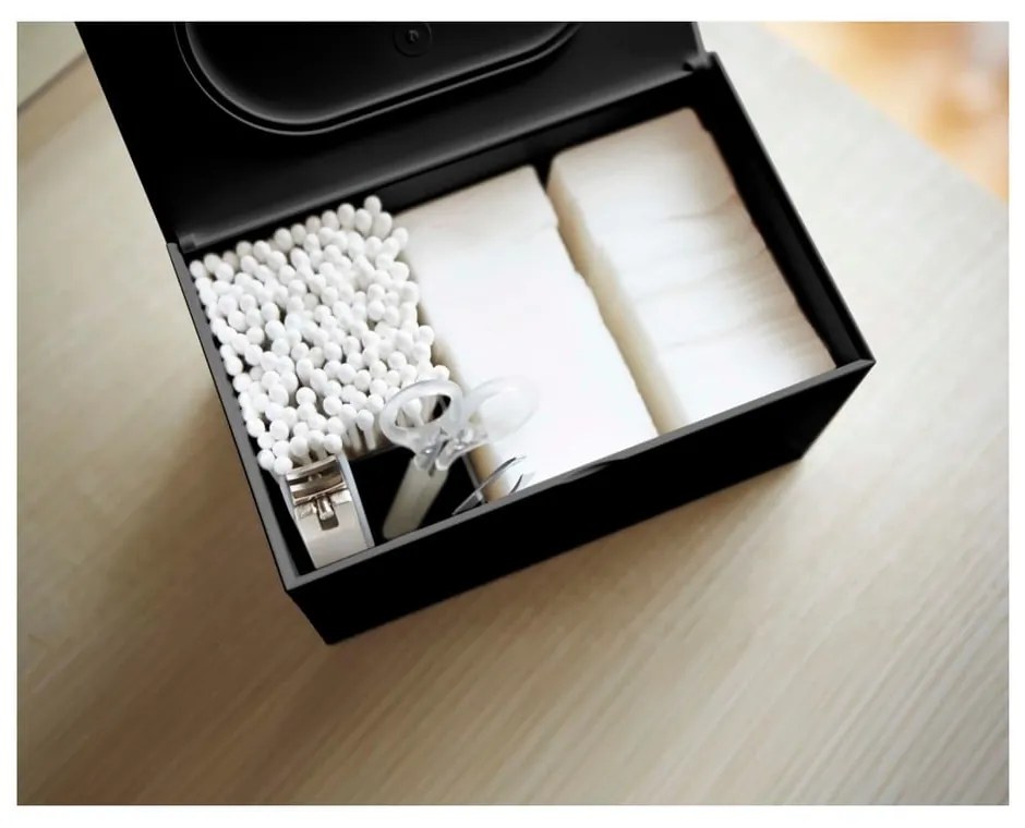 Cutie pentru baie YAMAZAKI Veil, negru