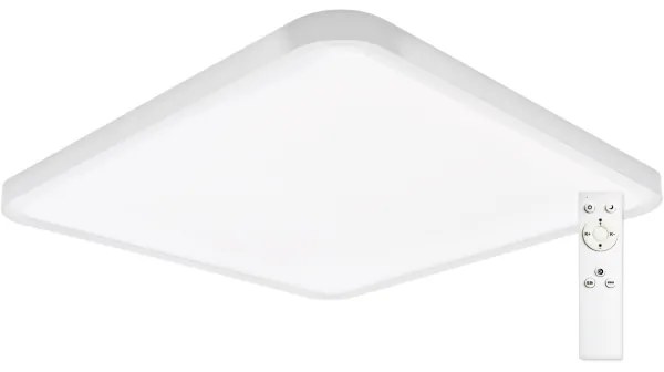 Plafonieră LED Top Light REVIT LED/50W/230V 3000-6500K 50x50 cm alb + telecomandă