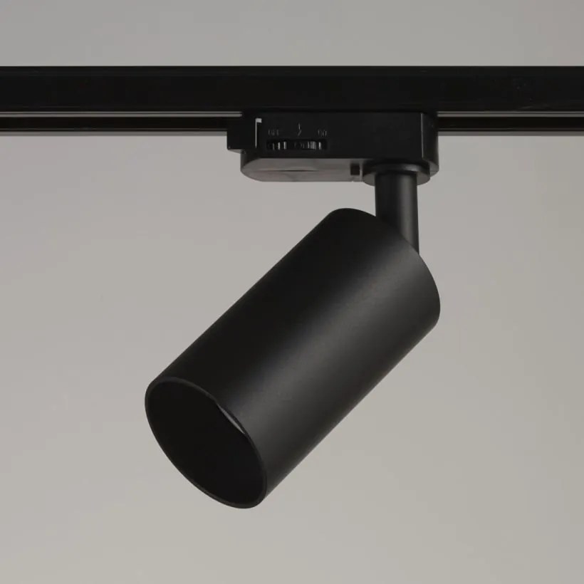 Spot directionabil pentru sina Track Project Collection, Orion negru