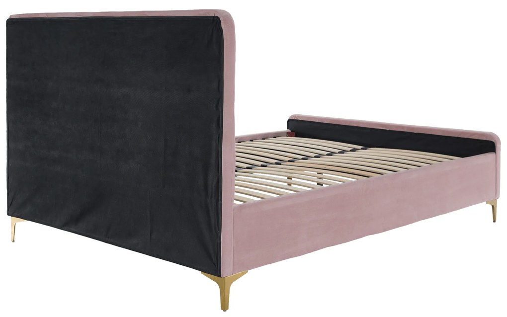 Pat, roz/gold crom auriu, 180x200, KAISA