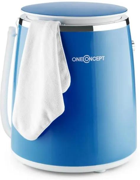 OneConcept ECOWASH-PICO, albastră, mini mașină de spălat, funcția de stoarcere, 3,5 kg, 380 W