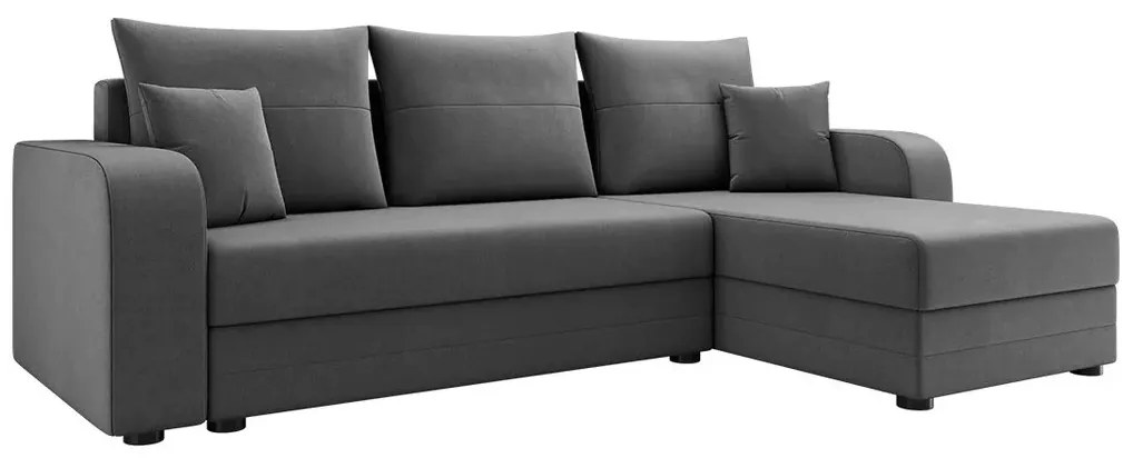 Colțar Memphis 112Cutie de pat, 237x139x84cm, 89 kg, Picioare: Plastic