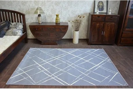 Covor BCF Base Strokes 3970 Squares gri 120x160 cm