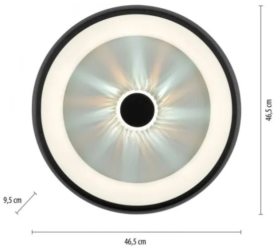 Plafonieră LED dimabilă JUST LIGHT. 14384-18 VERTIGO LED/29W/230V + telecomandă