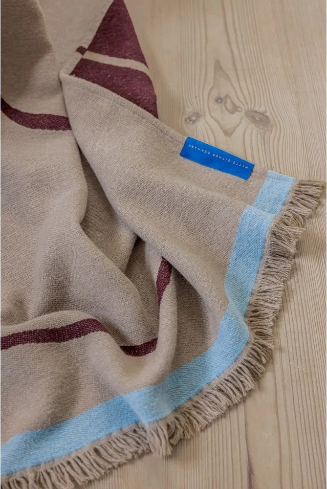 Pătură bej 130x175 cm Studio – Mette Ditmer Denmark