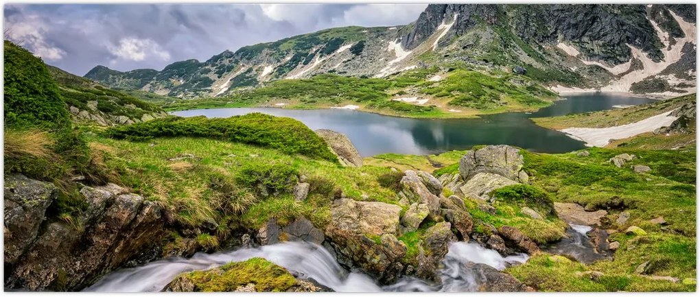 Tablou - Vedere la Muntele Rila (120x50 cm)