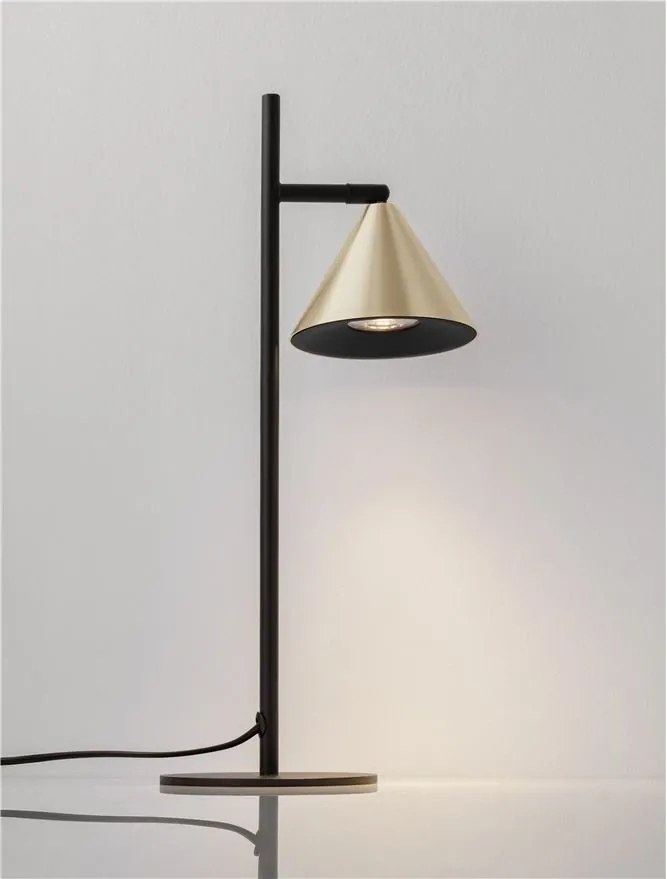 Veioza design decorativ CONICO aurie, NVL-9011434