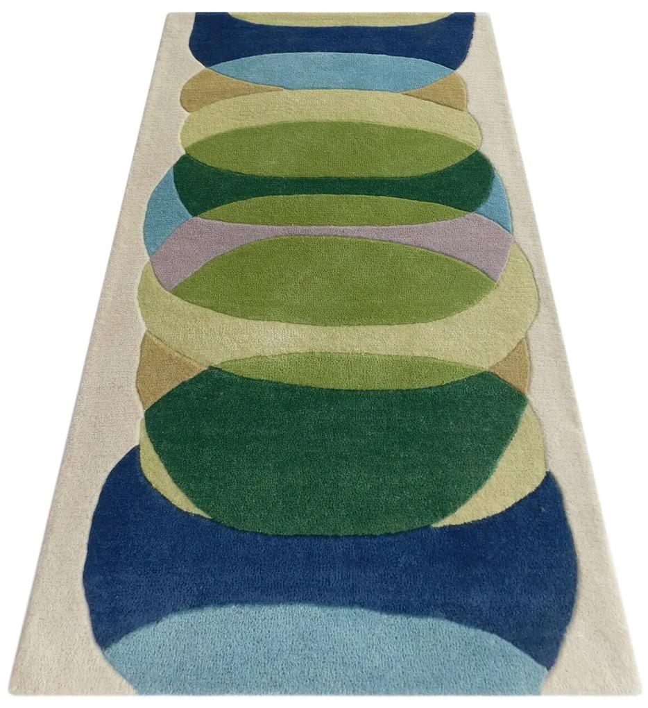Covor Feel Bedora, 120x170 cm, 100% lana, multicolor, finisat manual