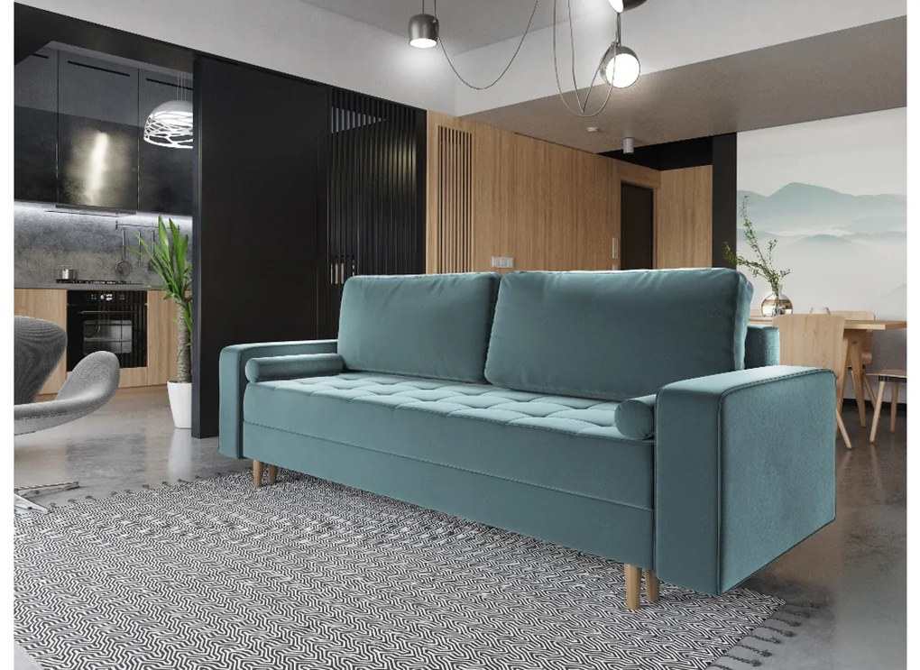 Supermobel Canapea extensibilă tapițată PRIMA, 238x90x91, itaka 48