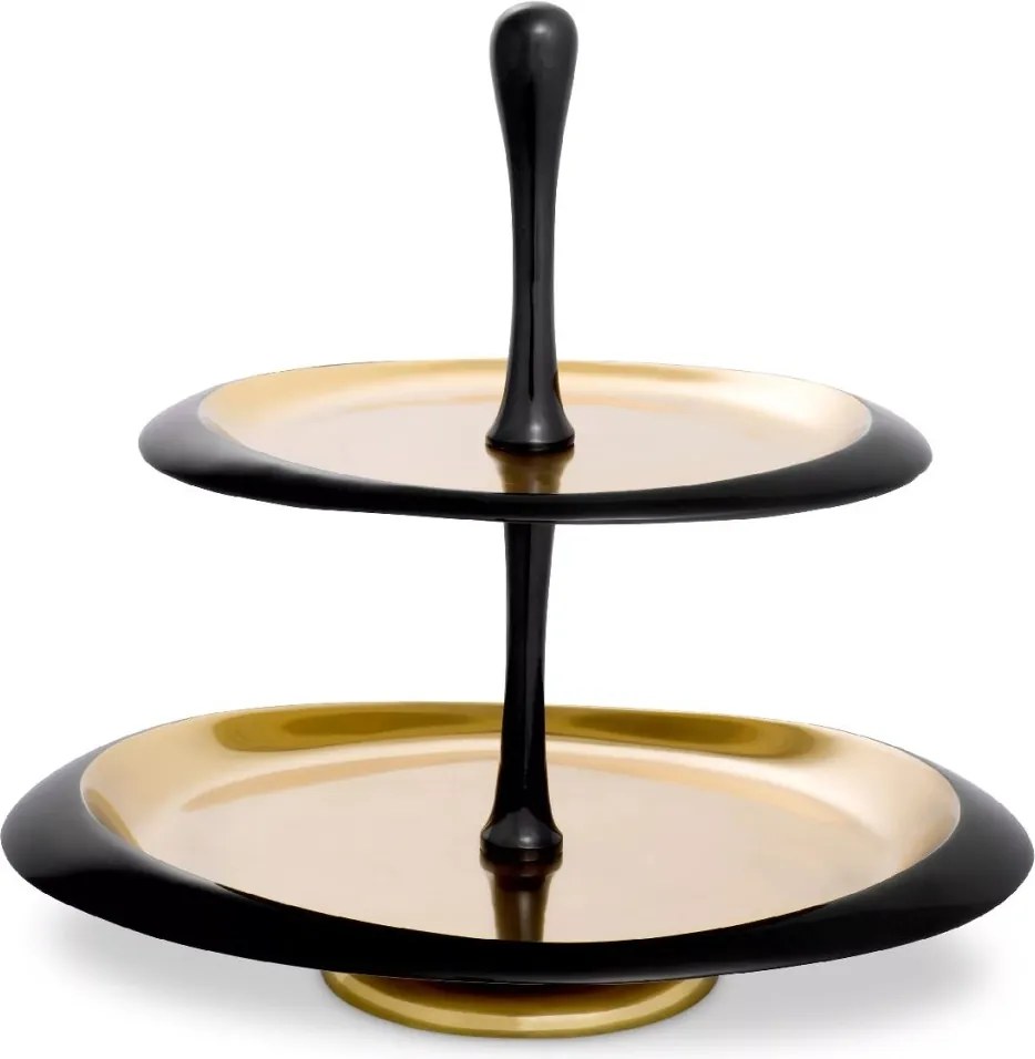 Suport prajituri, Doua platouri etajate design LUX Gitano S