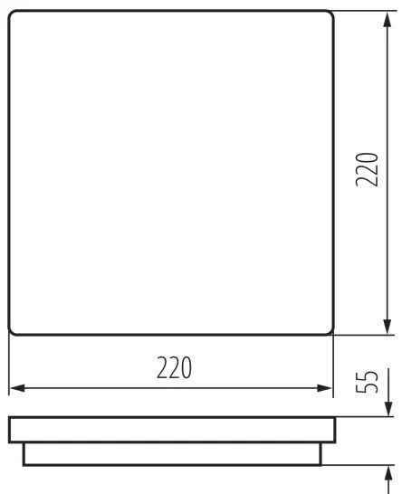 Aplică LED de exterior BENO LED/18W/230V 4000K IP54 Kanlux 33349