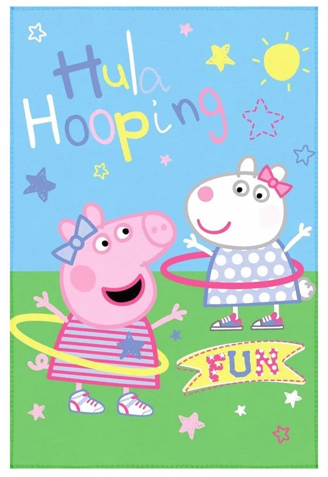 Pătură fleece Purcelușa Peppa