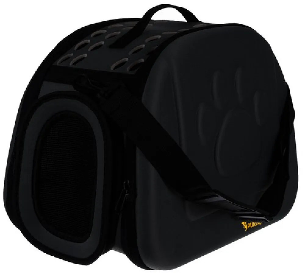 Geanta transport caine/pisica neagra 43x32x27cm