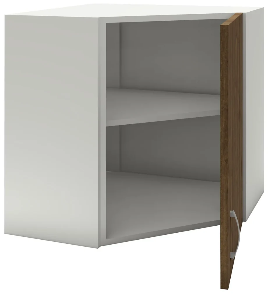 Corp Superior Colt haaus, Stejar Bronz/Alb, 60 x 60 x 60 cm