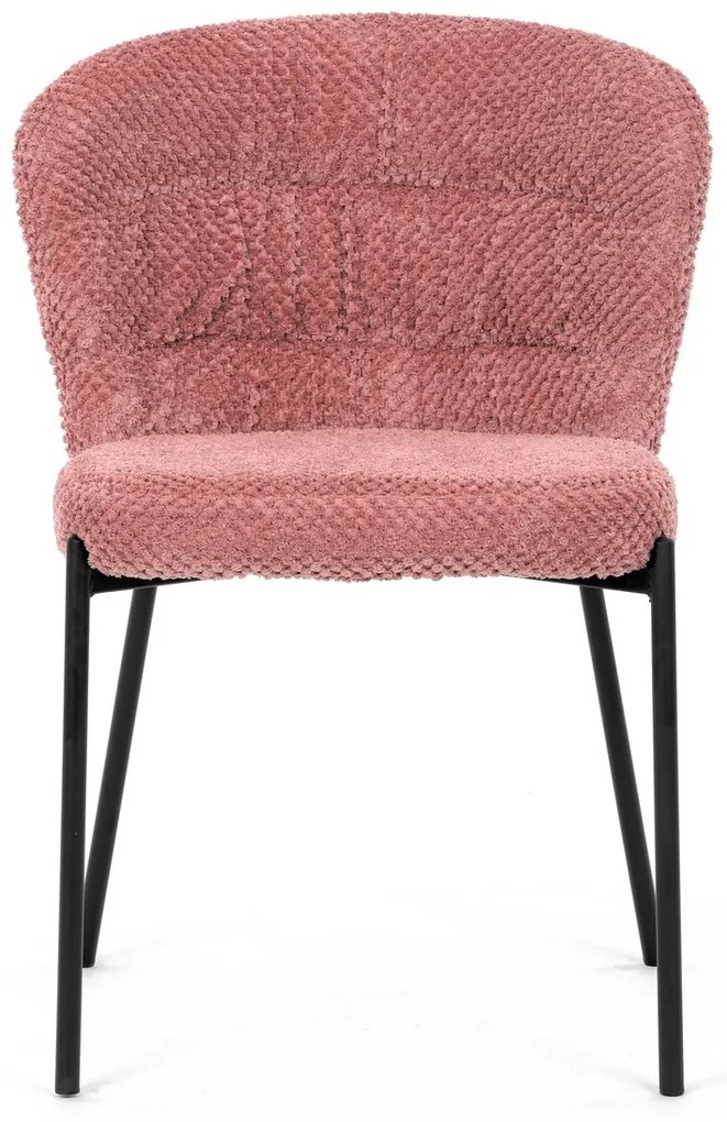 Set de scaune de sufragerie Bouclé CT-W1077 PINK2,4 buc