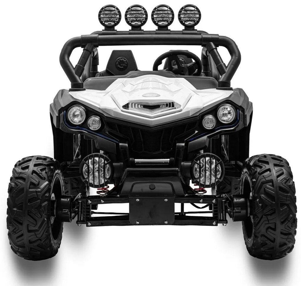 Mașină electrică Baby Mix Buggy Road 4 x 4,alb