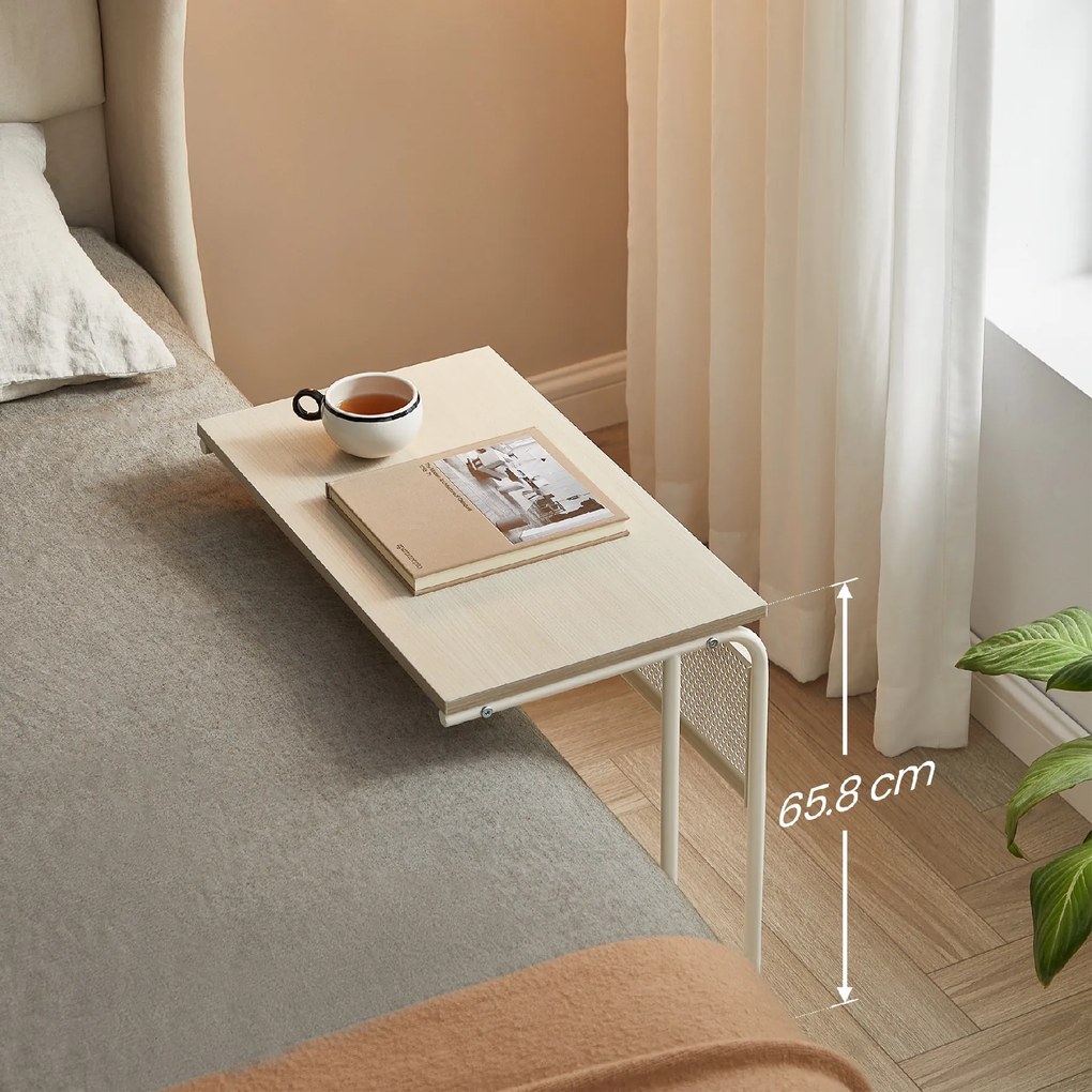 Masuta pe roti MIREZO 55x33cm, bej