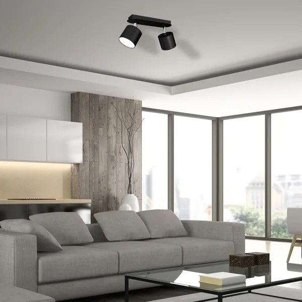 Spot DIXIE 2xGX53/11W/230V negru