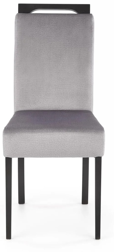 Scaun Clarion 2 velvet gri/negru Monolith 85