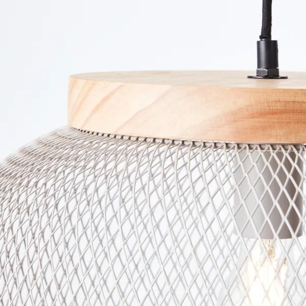 Brilliant - Pendul pe cablu GIADA, 1xE27/40W/230V, Ø 39 cm, gri