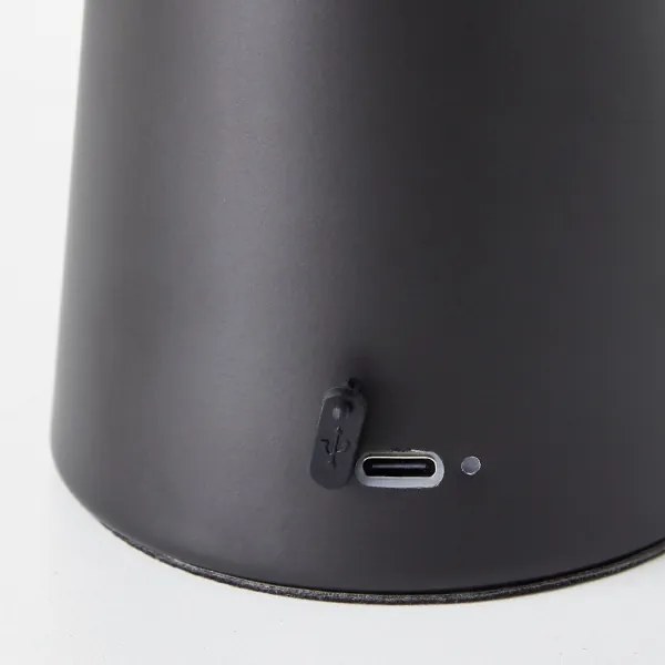 Lampă LED tactilă dimabilă de masă Brilliant MUFFIN LED/3W/5V USB IP44 negru