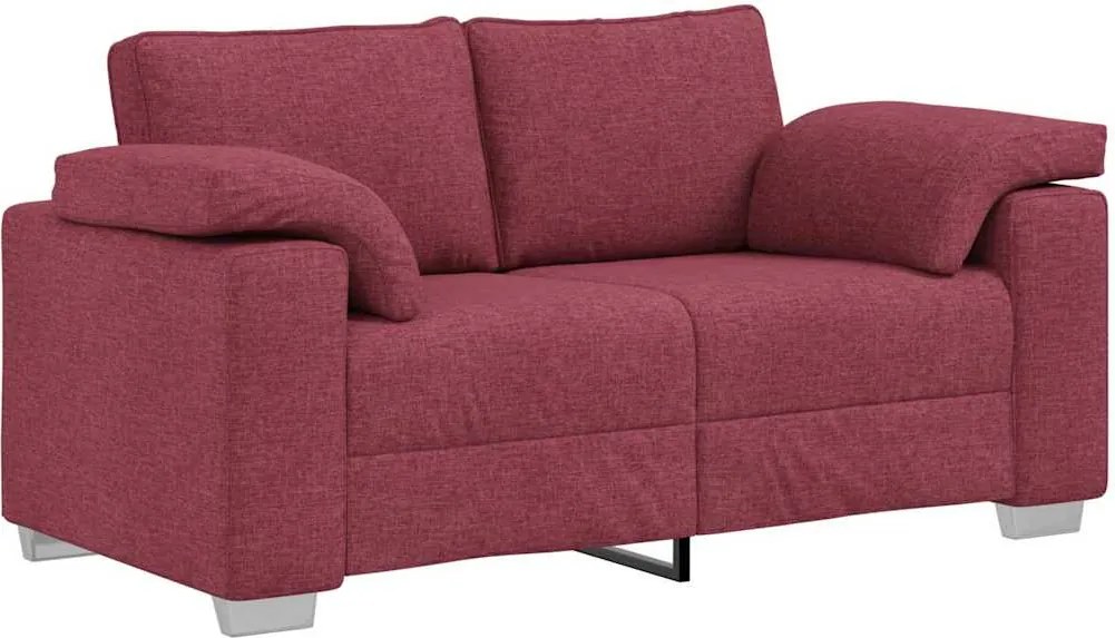 vidaXL Canapea Roșu Vin 160 x 80 x 82 cm țesătură