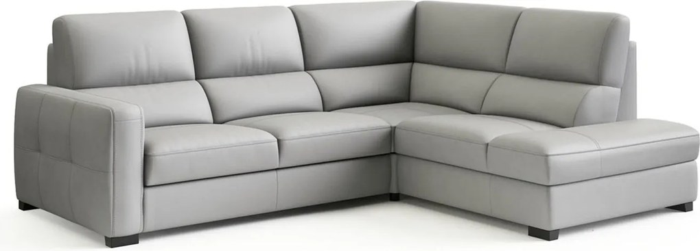 Colțar lemn masiv Leonardo, 254 × 98 × 210 cm - Stânga