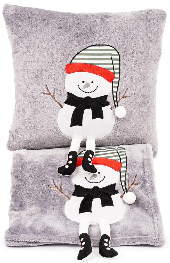 Pătură de Crăciun 4Home Frosty Snowman, 150 x 200cm