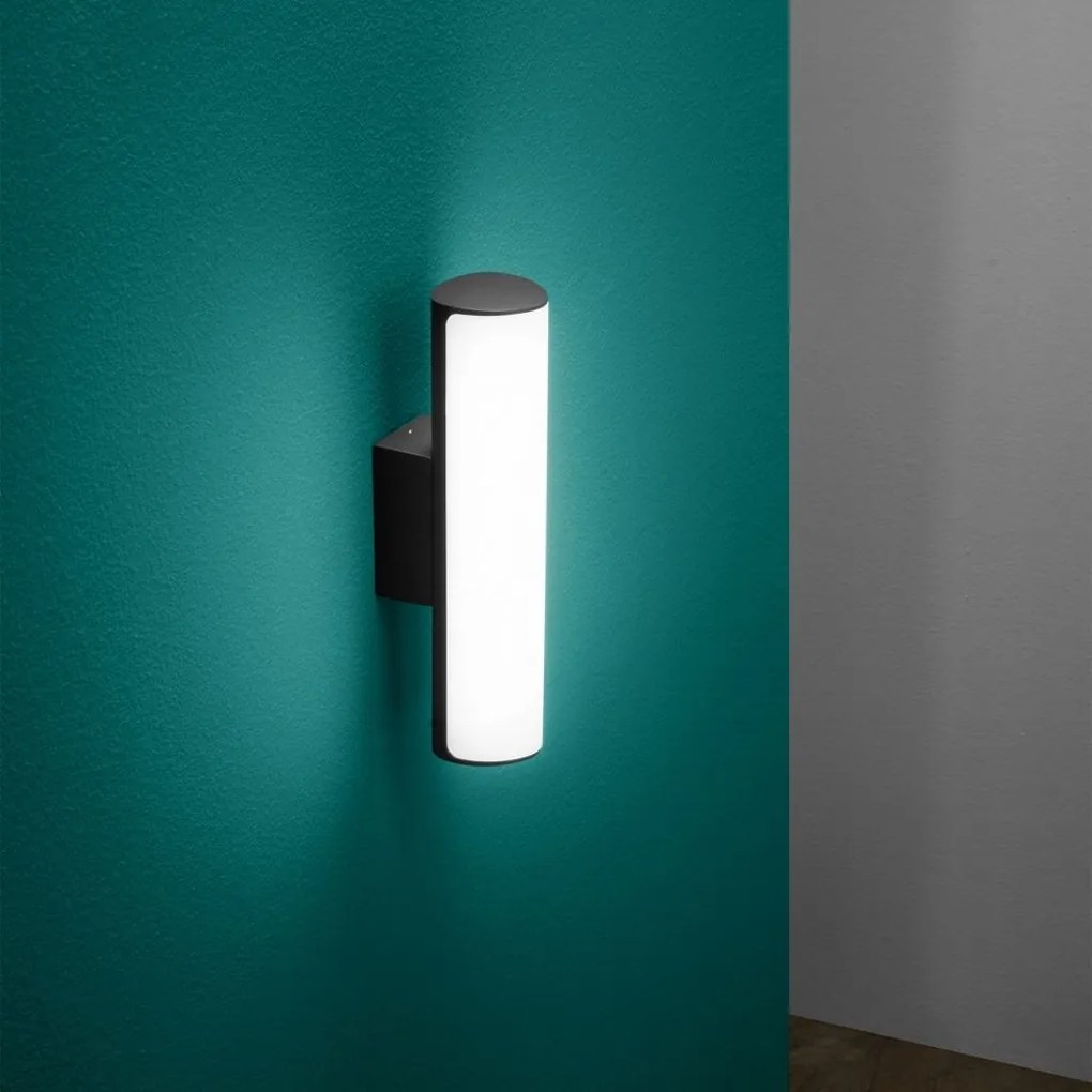 Aplica LED Exterior, Negru, Protectie IP44, Etere ap 3000k
