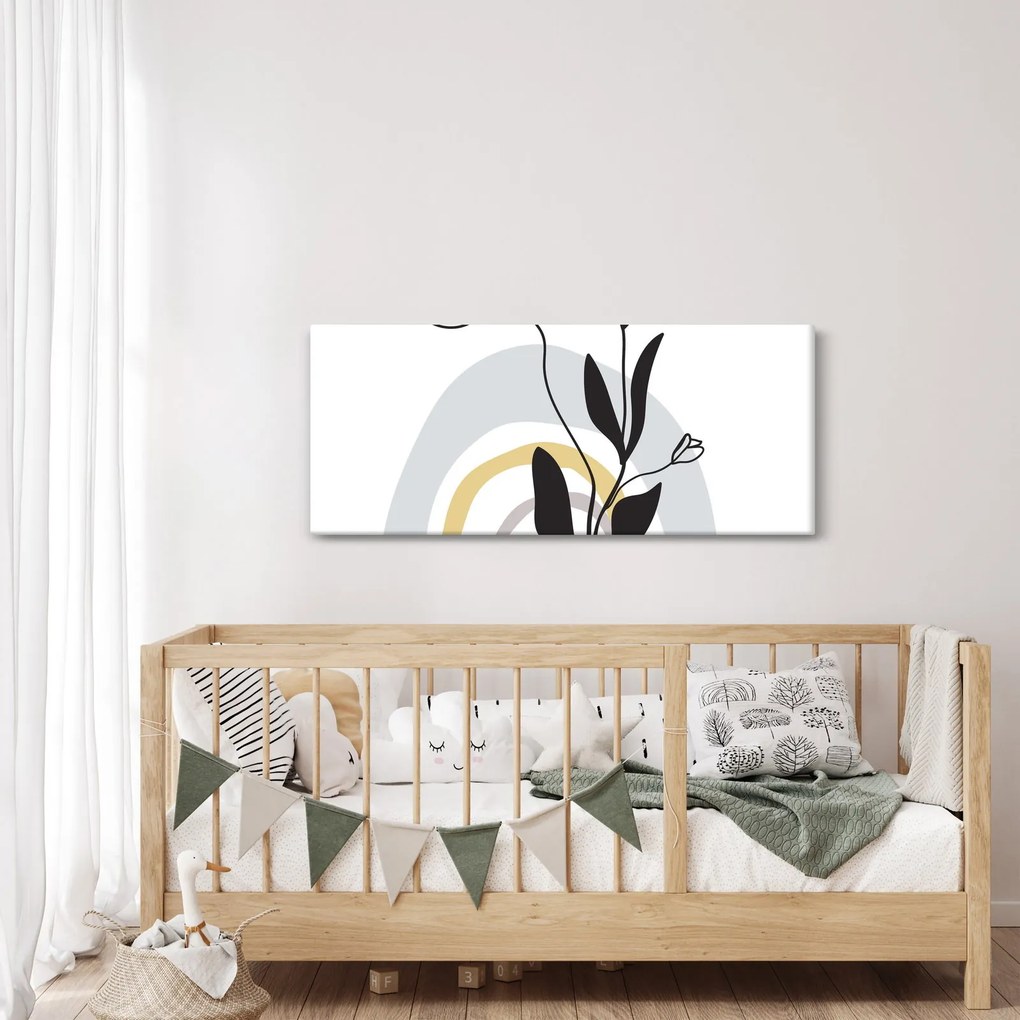 Tablou - Flori într-o vază N⁰1 (120x50 cm)