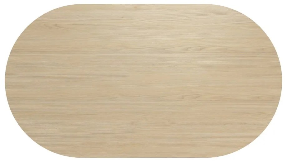 Masă de dining cu blat cu aspect de lemn de stejar 100x180 cm Lago – TemaHome