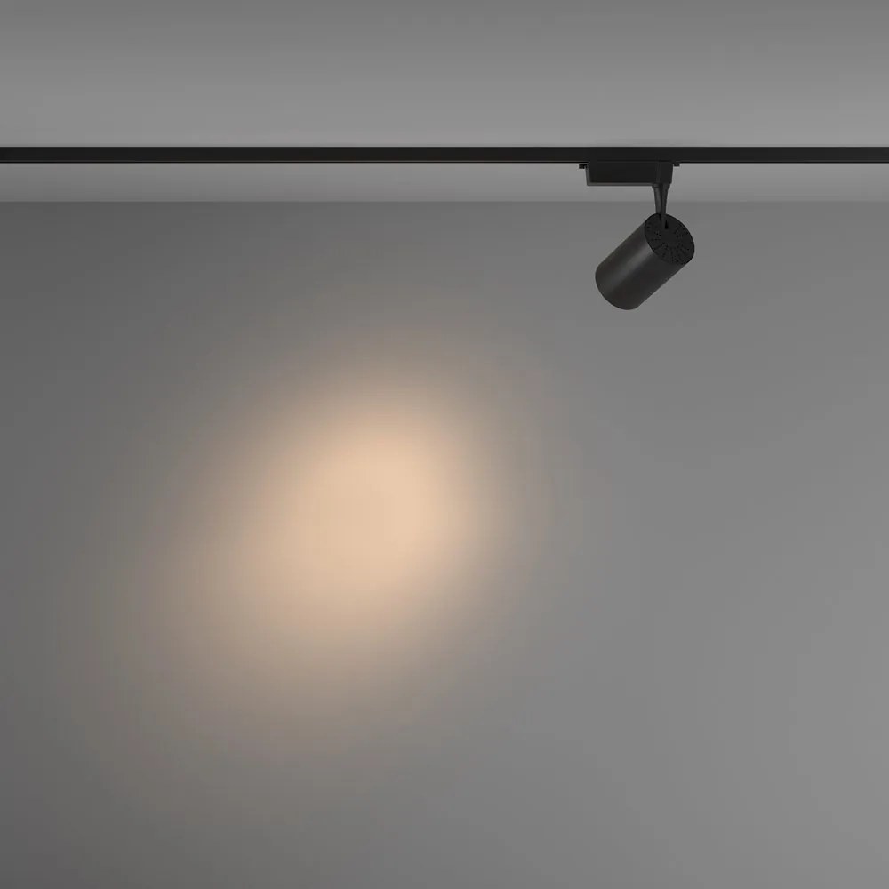 Spot LED, accesoriu pentru sinele monofazate Unity, Vuoro negru 15W 3000K
