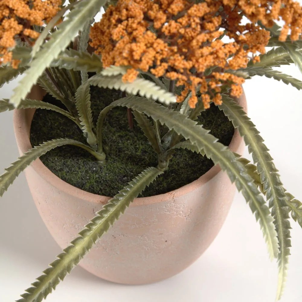 Floare artificială în ghiveci ceramic Kave Home Leonitis