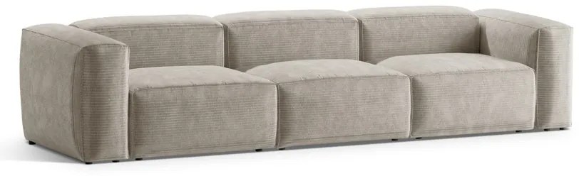 Canapea 4 locuri Bergamo velur reiat L364 cm