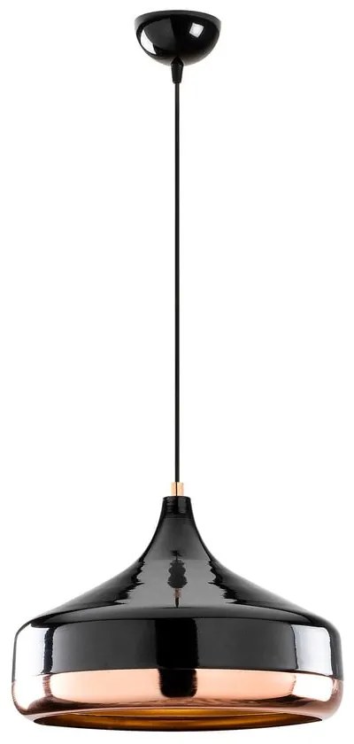 Lustră Opviq lights Yildo, ø 36 cm, negru-arămiu