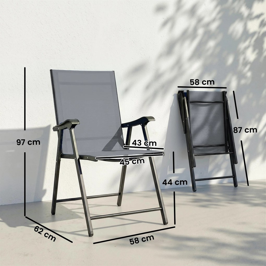 Outsunny scaune pliabile confortabile | Aosom Romania