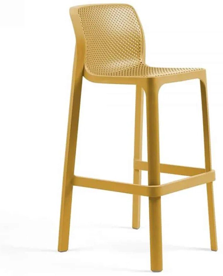 Scaun Exterior Nardi - Net Stool Senape