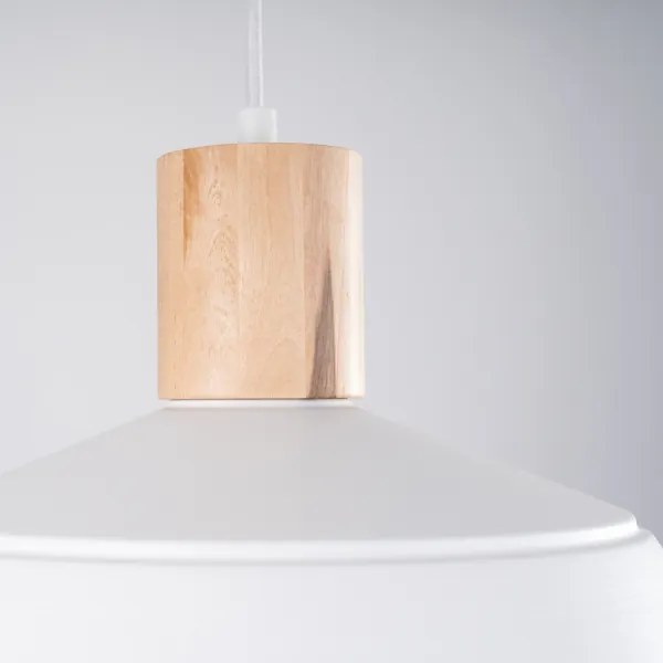 Lustră pe cablu Sollux SL.1321 FANO 1xE27/15W/230V alb